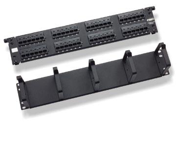 applications Hinged panels may not be stacked adjacent to one another in a rack without a cable management panel with a ½ inch of empty space between them Rack Mount Units Figure Part Numbers Patch