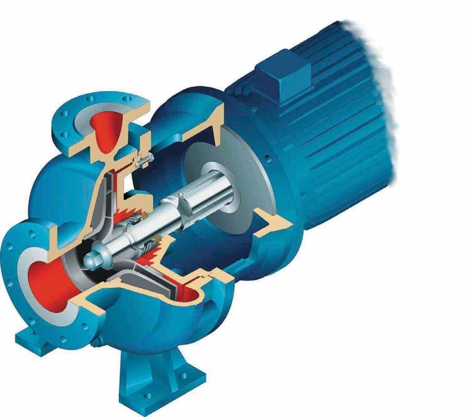 Standard design with improved reliability Motor Adapter l Precision machined fits maintain alignment between pump end and motor eliminating costly pre-alignment during installation l Couplings and