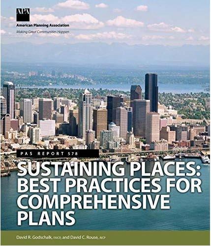 Planning Approach American Planning Association Sustaining Places: Best