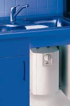 Choose the exact size you need: for example, for single-tap installations, a small storage water heater will be sufficient.
