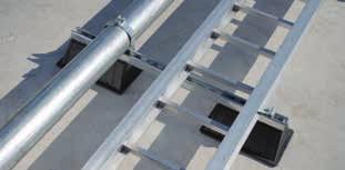 CADDY PYRAMID ROOFTOP SUPPORTS CADDY PYRAMID surface-mounted solutions offer superior support for electrical and mechanical applications on a variety of roof materials.