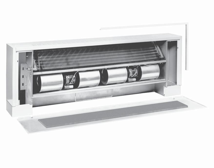 CABINET UNIT HEATER STANDARD FEATURES - Adjustable wall seal to suit