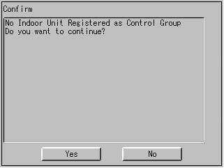(The added unit is then relocated to the Registered list q.) 3. When deleting a indoor unit from a control group, select a unit to delete from the Registered list q and press [>>] button r.