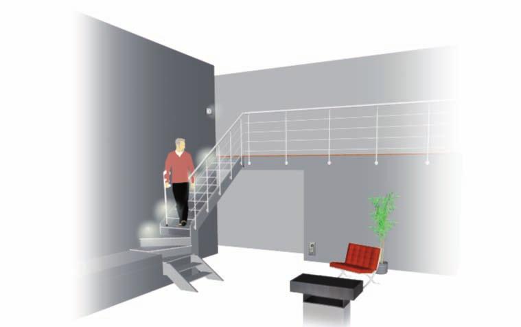 Move around with security You can easily find your way around the corridors and staircases in your house at night.