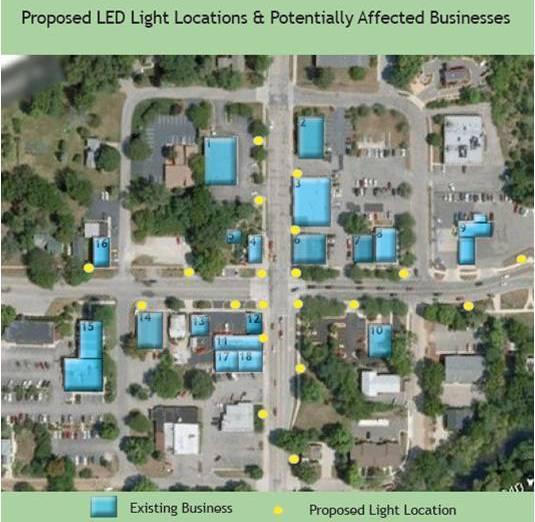 Recommendations Lighting placement Commercial signage should be taken into consideration Emphasis should be placed on Okemos Road in relationship