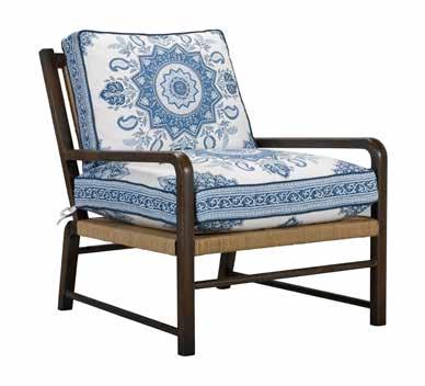 Upholstery H1656-P1 Package Miramar Rush Chair W28 D34 H33 1/2 in.