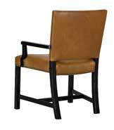Available in customer choice of fabric or leather Single welt or nail trim. 2400-28-820 Sheffield Side Chair W20 1/2 D24 H36 in. W52 D61 H91 cm.