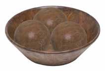 bowl. Cerused Oak Sphere. 1130-822 Rosewood & Mahogany Stripe Box W16 D9 H6 in. W41 D23 H15 cm. Rosewood veneer box & lid.