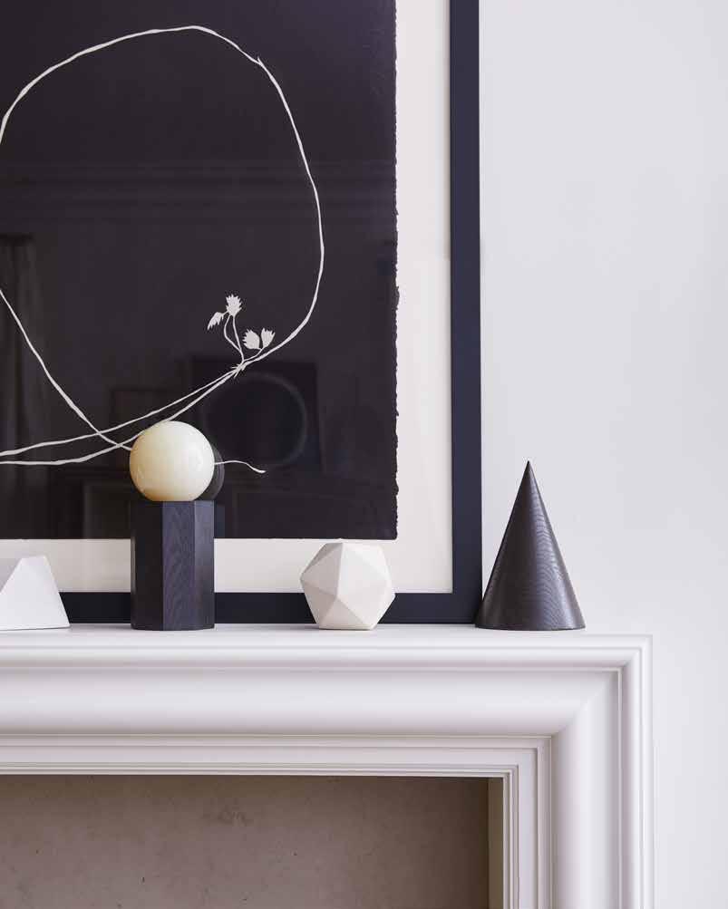 As Shown: 1059-298 Tall Bronze Stand with Large Alabaster Sphere; 1030-306 Ebony