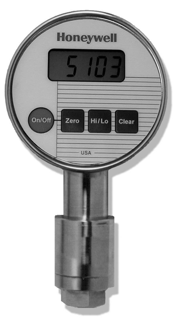 Model JH High Pressure Digital Pressure Gauge DESCRIPTION Using high pressure autoclave fittings, the Series JH digital pressure test gauge with 0.