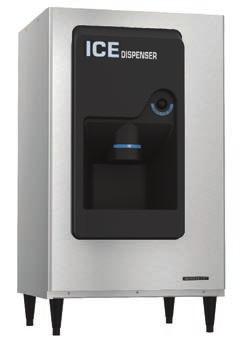 DISPENSER DB-200H KMEdge DB Dispenser Dimensions: 30 W X 30 D X 53* H (*6 Legs Included - dispenser dimensions only) Model Number Application Ice Storage Capacity Dispensing Rate Icemaker 100 lbs.