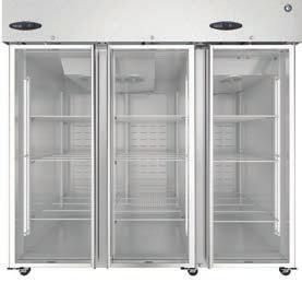 UPRIGHT REFRIGERATORS CR1S-FGE CR2S-FGE CR3S-FGE Stainless steel interior and exterior front and sides Energy efficient thermostatic expansion valve/self contained refrigeration system Unique ducted