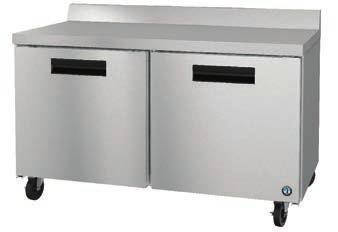 WORKTOP FREEZERS CRMF27-W(-01) CRMF48-W(-01) CRMF60-W(-01) Stainless steel interior and exterior front, sides and top Cabinet and doors are insulated with 2 foamed in place polyurethane Engineered to