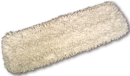 backing microfiber specially designed to hold and release finish for even coat 3189 Flat Finish Mop / 5 x 18 12/bg.