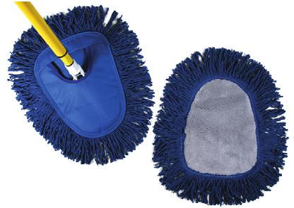 Dust Mops Pads - Fringe Dry/Dust Mop LFCB18 / LFCB24 / LFCB36 / LFCB48 / LFCB60 / LFCB72 LFFD18 / LFFD24 / LFFD36 have all the benefits of microfiber without having to replace standard