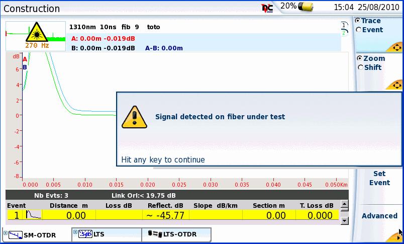 Integrate Specific Maintenance Features In-service testing, out-of-band filtered 1625nm / 1650nm Test does not disturb traffic Traffic does not disturb test Shooting with