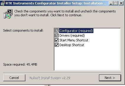 SECTION 2 - SOFTWARE INSTALLATION The configuration program and associated drivers are supplied on a CD along with a USB cable.
