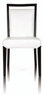 WHT/GRY White Bonded Leather with grey Edge DAson Dining ChAir