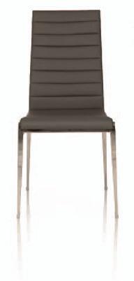 GRY/BLK grey Fabric with Stitching mia Dining ChAir 5133.