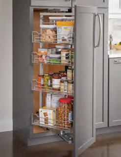 extended, making the back of the pantry easily