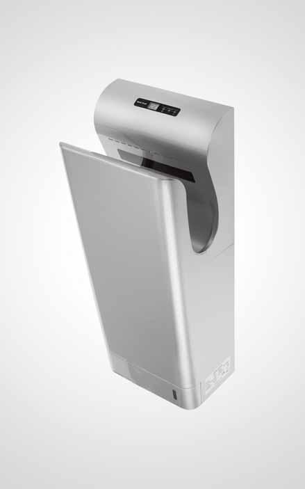 700 BC2012 DOLPHIN HAND DRYER 300 215 VELOCITY 278 700 MM HEIGHT 300 MM WIDTH 215 MM PROJECTION Quality ABS plastic body Dries hands in 10-12 seconds Low-Carbon DC Motor, 750W 2050W