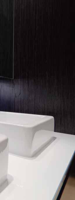 COLLECTION CURATED BY DUNCAN FORD The behind-mirror concept is a functional, easy to maintain and affordable solution for commercial washrooms.