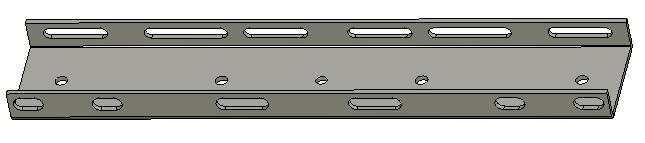 the channel rails Channel Rail (51-0555-000) x4 Attaches directly to the back of