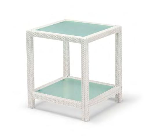 Side table Design by Richard Frinier Item code: 027033 Weight 4 kg/9 lbs Volume 0,11 m³/4 cu ft 52 46 18 46 18 Side table: With its clean, rectilinear form, this side table provides a subtle contrast