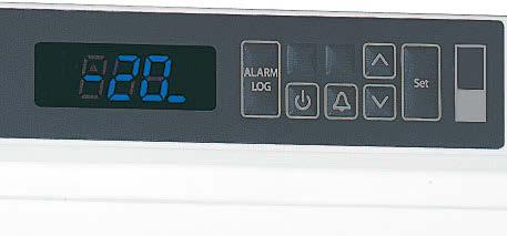 The precision Comfort with digital temperature display enables temperatures to be set accurately to 1/10 C. Symbols indicate the operating status of the appliance.