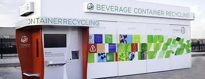How Reimagine Recycling works Consumers can deposit their used aluminum cans and pet bottles to the Reimagine facility without sorting.