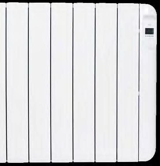 OVERVIEW OF THE ELECTRIC RADIATORS RANGE Our contemporary slimline design range of electric radiators spans from 500 watts to 2000 watts in output, covering the most popular requirements for UK rooms