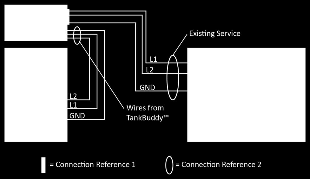 Electrical Wiring Diagram Normal Tank Configuration: TankBuddy and Electric Tank