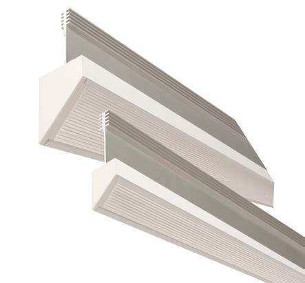 15/16 and 9/16 ASYMMETRIC PRODUCT CONCEPT T-BAR LED with asymmetric lens is designed with a shielded profile on one side