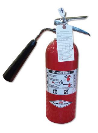 tools and equipment are available to include a CO 2 or dry-power type fire