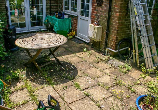 If patio slabs and stone are able to get damp, they are at risk from biogrowth, expansion/ contraction and staining.