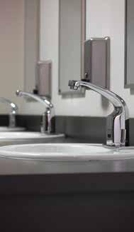 Cleaner & more efficient: the benefits of hands-free faucets Improved Hygiene It s easy to see how quickly germs can spread when multiple employees and customers