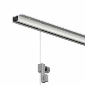 RAILS & SPECS enjoy life, love living 23 When a wall hanging system is not possible, the Top Rail is an ideal alternative.