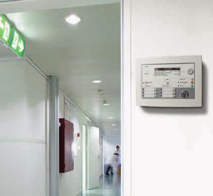 interruption and synchronized. The FT2010 floor repeater terminal for reading and operating alarms and messages; operation is possible with a key only.