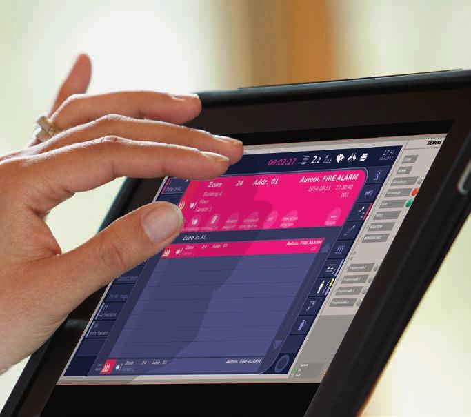 Gain remote system access with SintesoView/Sinteso Touch With the visualization software SintesoView and Sinteso Touch, you can operate your system from anywhere.
