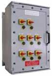 ATEX ZONE 1 & 2, ZONE 21 & 22, Exd DPD SERIES FLAMEPROOF PANELBOARD These compact units provide a centrally controlled switching system for large quantities of branch circuits for lighting in