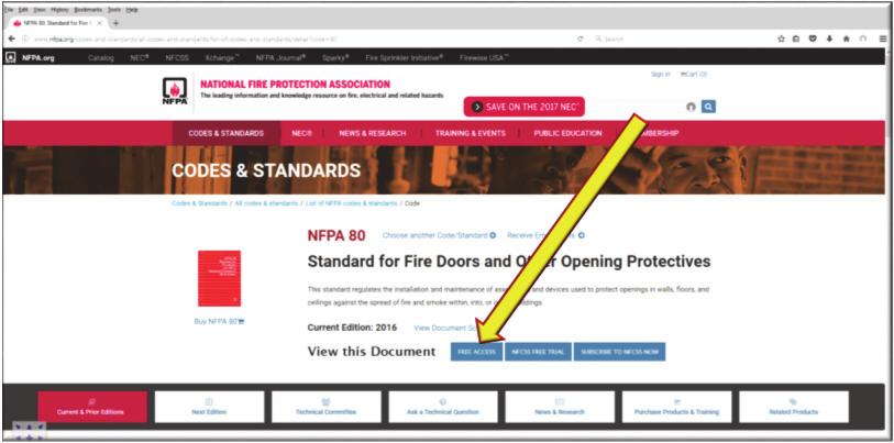 Who Can Perform These Inspections? NFPA 80, Chapter 6 Inspecting swinging fire doors with builders hardware requires a great deal of knowledge. Many variations of door assemblies and their components.