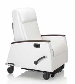 Patient Room Three Sleeper Recliner A comfortable, sturdy sitting and sleeping solution.