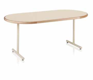 Fixed, folding, flip-top, lightweight or Plus styles Three base styles, four edge styles Eight table shapes Color matching trim