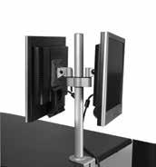Optional security bracket secures the grommet to the work surface 4"-wide module comes with a standard 70"-long power cord Works with any Qi-enabled device Flat Screen Support Offers a sleek design
