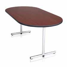 Inquire tables can be used separately or grouped together to create conference tables for group discussions.