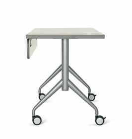 Available in veneer and laminate Numerous base, edge and finish options WorkUp Adjustable Table WorkUp delivers easy-to-use adjustability with a clean design and consistent