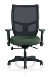 Back-height adjustment Armless, T arms, or loop arms Height- and width-adjustable arms Optional seat-depth adjustment Impress Ultra