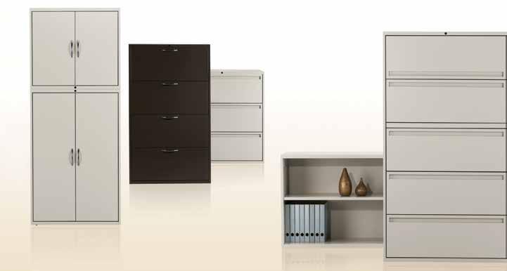 Storage 700 Series Filing & Storage 700 Series files offer durability and customization sizes, colors, configurations. The storage line integrates with every KI office product.