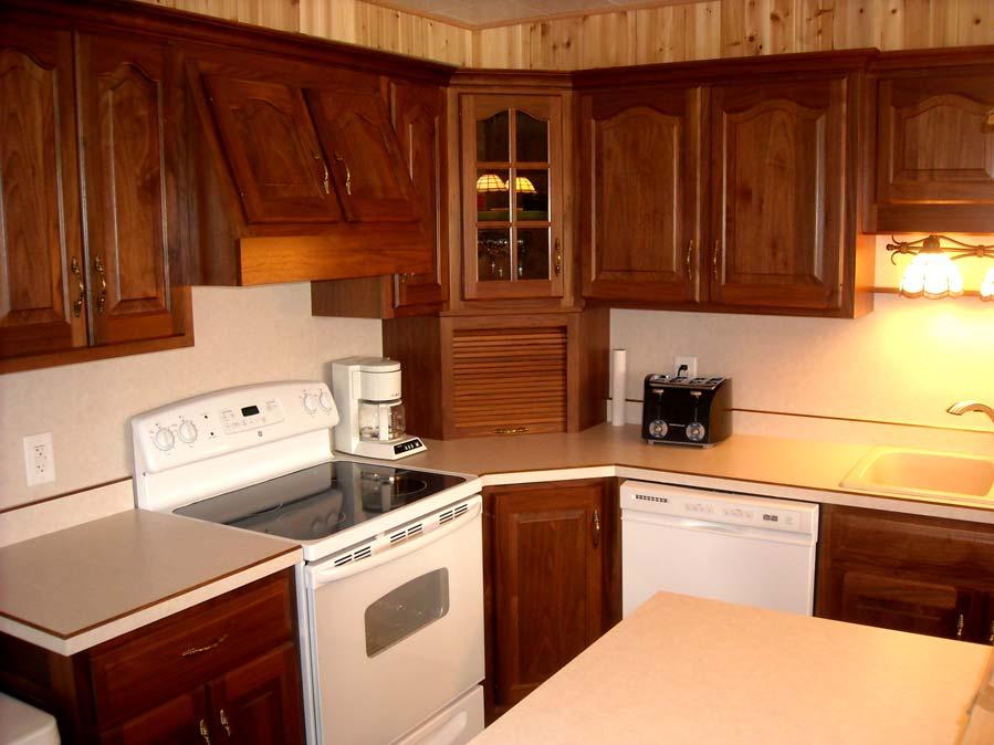 Complete with large Island, flat top stove and stainless steel dishwasher.
