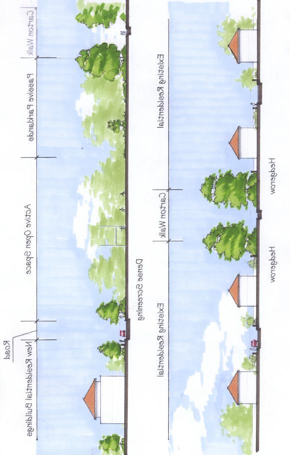 Illustration 1 Showing the Relationship Between Proposed and Existing Buildings, Carton Avenue and